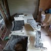Application du stuc marbre dans moules