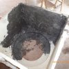 Application du stuc marbre dans moules
