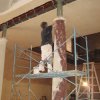 Application du stuc marbre